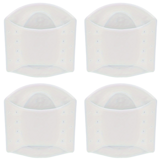 矽膠貼合足弓墊, 人體工學, 柔軟親膚矽膠材質, 高彈拉伸柔軟耐用, 一體成型 穿戴方便 Set 4件, 11 x 10cm, 1組