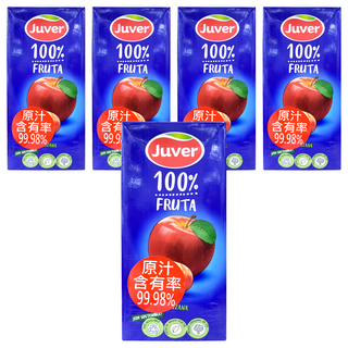 Juver 茱兒 蘋果汁 1L 5瓶 100%純果汁 無添加糖及人工防腐劑
