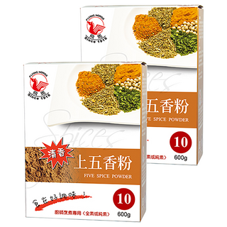 飛馬 上五香粉 600g 粉質細緻 香味濃郁, 2盒