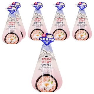 BAMBOO SALT 竹鹽 LG 生活健康 喜馬拉雅粉晶鹽雪白牙膏 天山雪蓮, 285g, 珍貴珍珠粉, 按壓設計, 6瓶