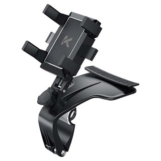 KTnet 廣鐸 1200度車用儀表板多功能手機支架 ST59 80 x 130 x 115mm 188g, 黑色, 1個