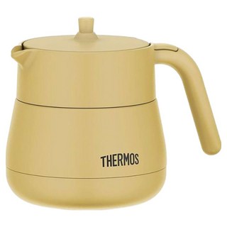THERMOS 膳魔師 不鏽鋼保溫壺 附濾茶器, 米色, 450ml, 1個