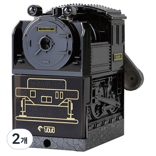 티티 하이샤파 연필깎이 KI-200B, 블랙, 2개