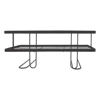 FANCY LIFE 馬桶上收納架, 黑色, 1個