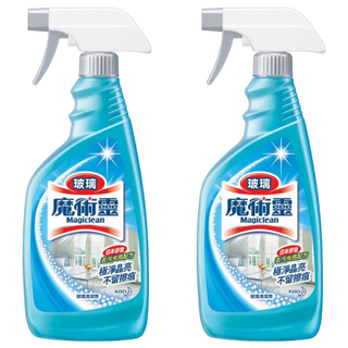 Kao 花王 Magiclean 魔術靈 玻璃清潔劑 噴槍瓶, 極淨晶亮 不留擦痕, 500ml, 2瓶