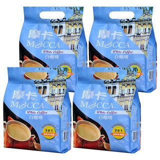 MOCCA 摩卡 二合一白咖啡, 25g, 15條, 4袋