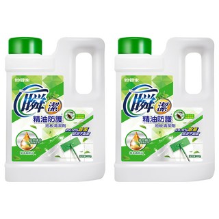 Magic Amah 妙管家 瞬潔地板清潔劑, 精油防護, 草本森林浴, 99.9%除菌, 1.8kg, 2瓶