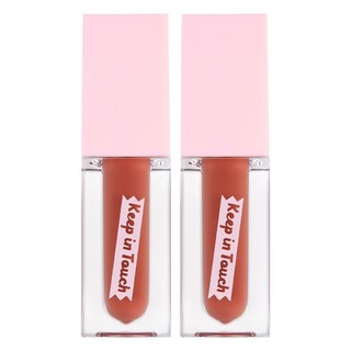 Keep In Touch [純素美妝] 果凍豐唇唇釉, 濃縮咖啡馬丁尼, 3.8ml, 2個