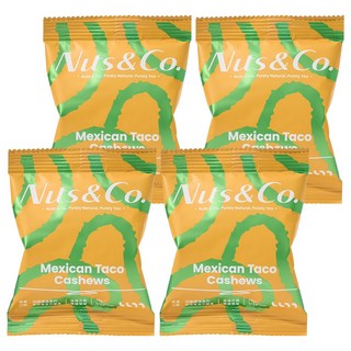 Nuts&Co. 堅果之間 天然輕調味 墨西哥塔可腰果, 4個, 25g