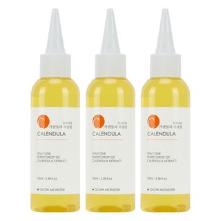 Glow Monster Premium 金盞花提取物原液, 100ml, 3個