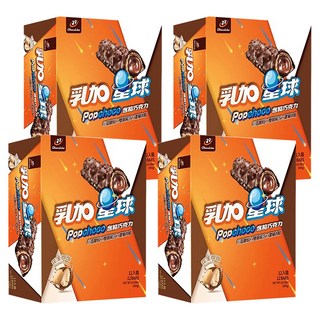77 乳加星球 花生可可 Pop Choco 多層巧克力內餡 12入裝, 456g, 4盒