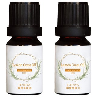 JENNYA 婕妮雅 檸檬草純精油 天然草本萃取 舒緩身心 平衡情緒, 10ml, 2瓶