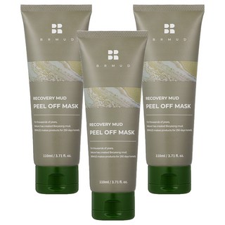 BRMUD 深層清潔溫和修護泥膜, 110ml, 3個