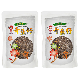 譽方媽媽 奇亞籽 富含纖維 高蛋白質 含Omega-3, 200g, 2包