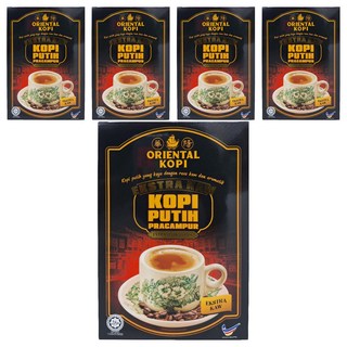 華陽牌 南洋風味白咖啡 三合一 特濃風味 400g, 40g, 10條, 5盒