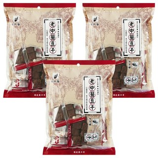 老中醫 中丁豆干 古早風味, 250g, 3袋