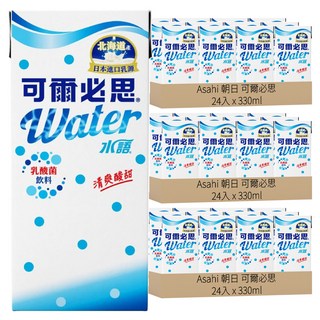 朝日可爾必思水語乳酸菌飲料 90年乳酸菌歷史 低熱量零脂肪 清爽酸甜 口感獨特, 330ml, 72入