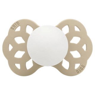 BIBS Infinity 雙扁型矽膠奶嘴, 1個, 夜光香草, 6~18個月