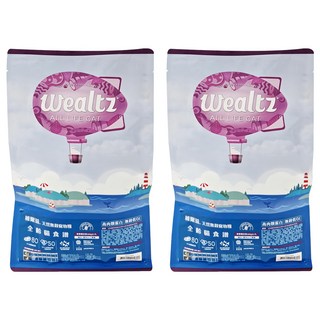 Wealtz 維爾滋 天然無穀全齡貓糧 高肉類蛋白 添加益生菌和膳食纖維, 300g, 2包, 雞肉