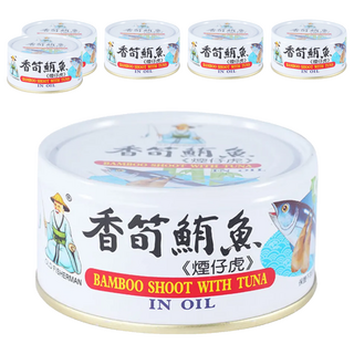 同榮 香筍鮪魚 煙仔虎 方便即食, 170g, 6罐