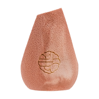 點胭脂 蘭嶼角鴞 角型四切美妝蛋, 大理石棕色, 1個