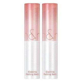 [비건뷰티] 롬앤 글래스팅 멜팅 립밤, 06 카야 피그, 3.5g, 2개