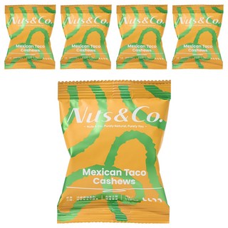 Nuts&Co. 堅果之間 天然輕調味 墨西哥塔可腰果, 5個, 25g