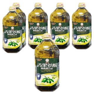 福壽實業 青果多酚精華調合油 2L 耐高溫少油煙, 6瓶