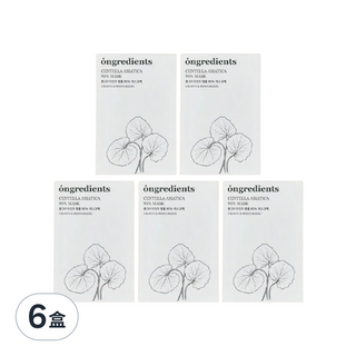 ongredients 95%積雪草面膜 Set 5片, 6盒