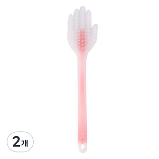 手掌背部按摩不求人, 2個, 粉紅色