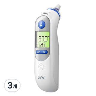 BRAUN 정확한 귀 적외선 체온계 IRT6525KO, 3개