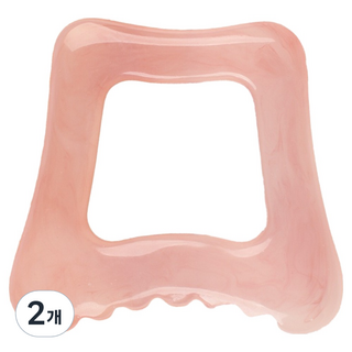 Elothems 身體臉部按摩刮痧板, 2個, 粉紅色