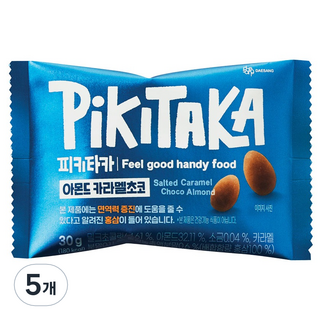 pikitaka 杏仁焦糖巧克力, 30g, 5個