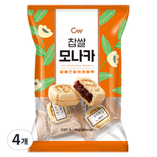 CW 糯米最中餅乾, 65g, 4個