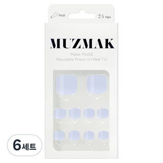 뮤즈마크 리유저블 페디팁 세트, 미드썸머, 6개
