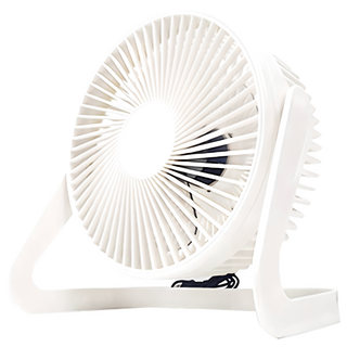 樂居家 USB小巧桌面扇 5吋, 白色, OY-01