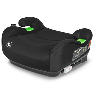 lionelo ISOFIX 增高輔助汽座 Luuk Fix i-Size 705240 3~12歲適用, 碳纖黑