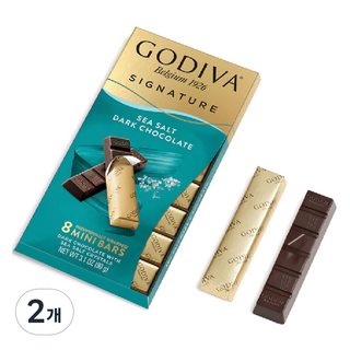 GODIVA 經典海鹽黑巧克力迷你棒, 90g, 2個