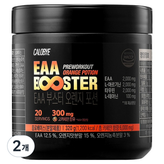 CALOBYE EAA 能量飲 柳橙口味, 320g, 2個