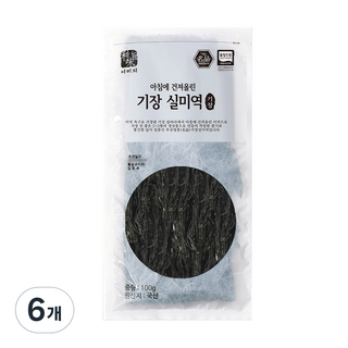 Imiji 利味旨 清晨採收機張海帶絲, 100g, 6包