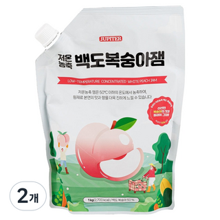 RAMIE F&B Jupiter 低溫濃縮白桃果醬, 1kg, 2個