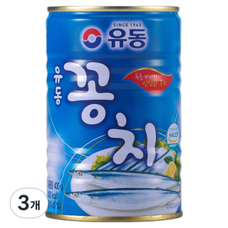 Yoodong 秋刀魚, 400g, 3個