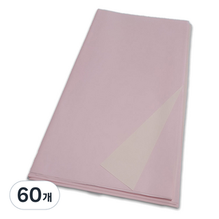 Madakkumi 雙面防水花束包裝紙, 60個, 26 牛奶白 粉紅色