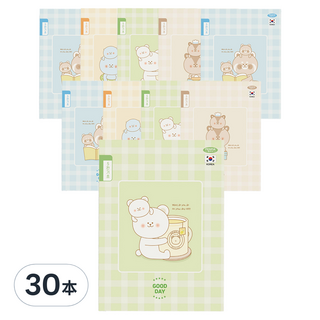 PENPIA 800 5格基本練習筆記本 小學適用, 30本, 顏色隨機