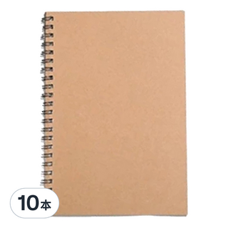 A5筆記本 Set 5 横線/方格內頁 14.2 x 20.3cm, 牛皮, 10本