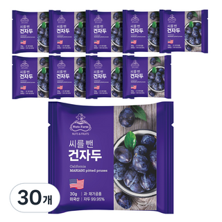 NUTS FARM 無籽李子乾隨身包, 30包, 30g