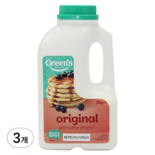 綠黨原味煎餅奶昔, 3個, 200g