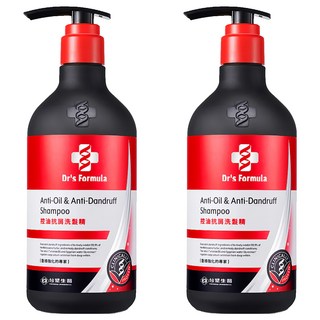 台塑生醫 Dr's Formula 控油抗屑洗髮精, 580g, 2瓶