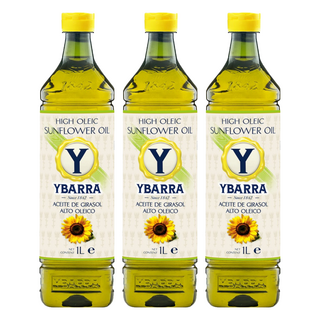 YBARRA 小清新高油酸葵花油, 3個, 1L