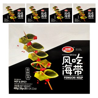 衛龍 風吃海帶, 滑脆爽口 香辣 海洋鮮味, 400g, 5盒
